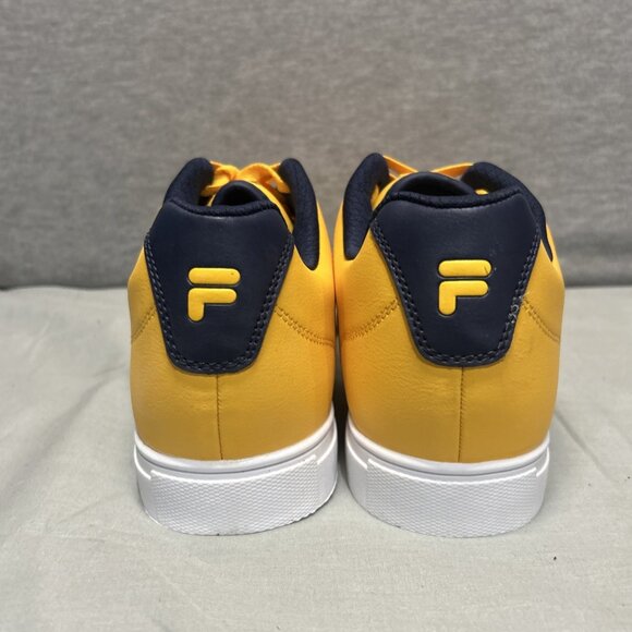 Fila Men’s Low Cut Charleston Casual Sneakers Size 10 Yellow Lace Up - Picture 4 of 9
